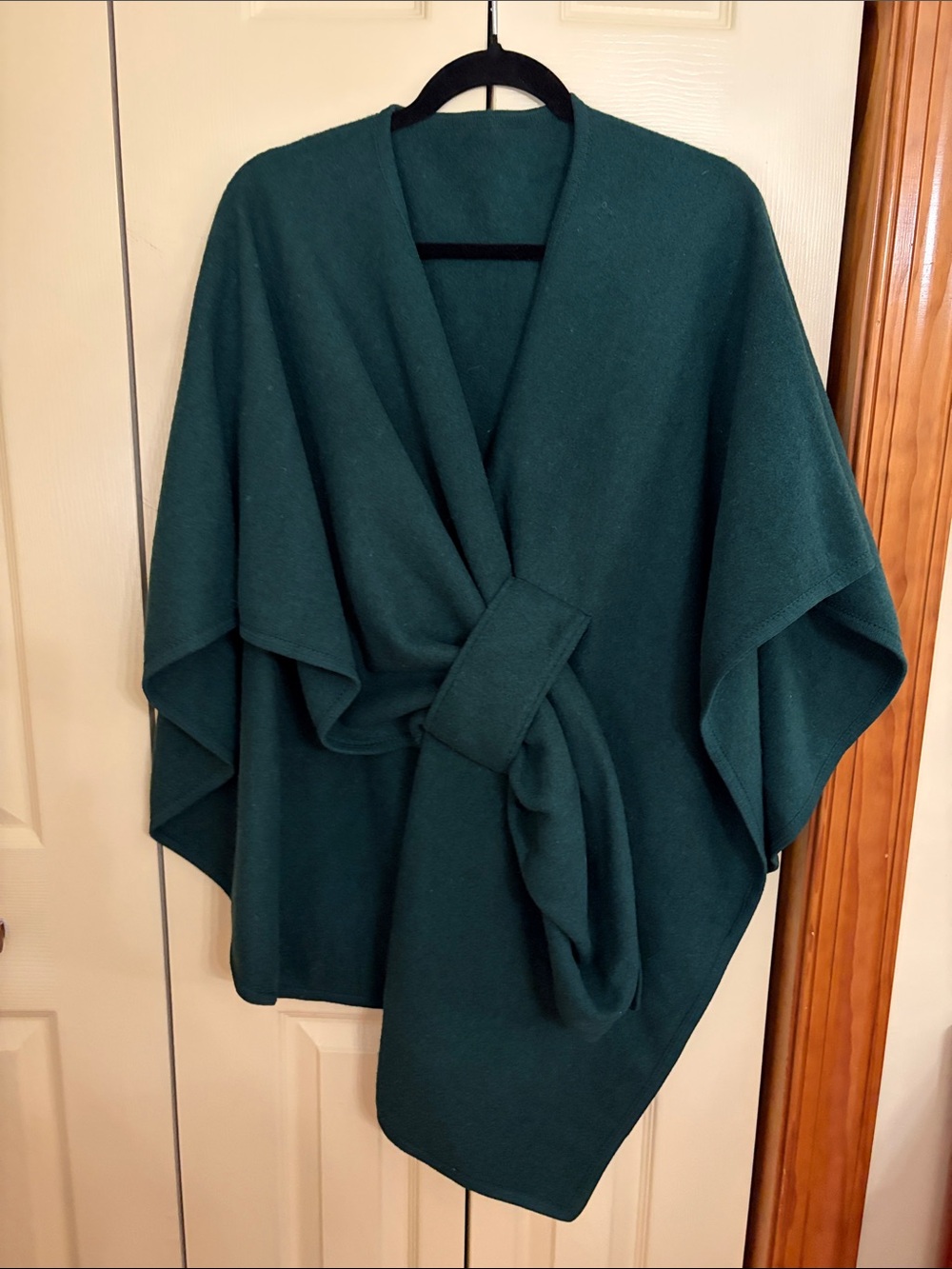 Deep Green Women’s Wrap Sweater